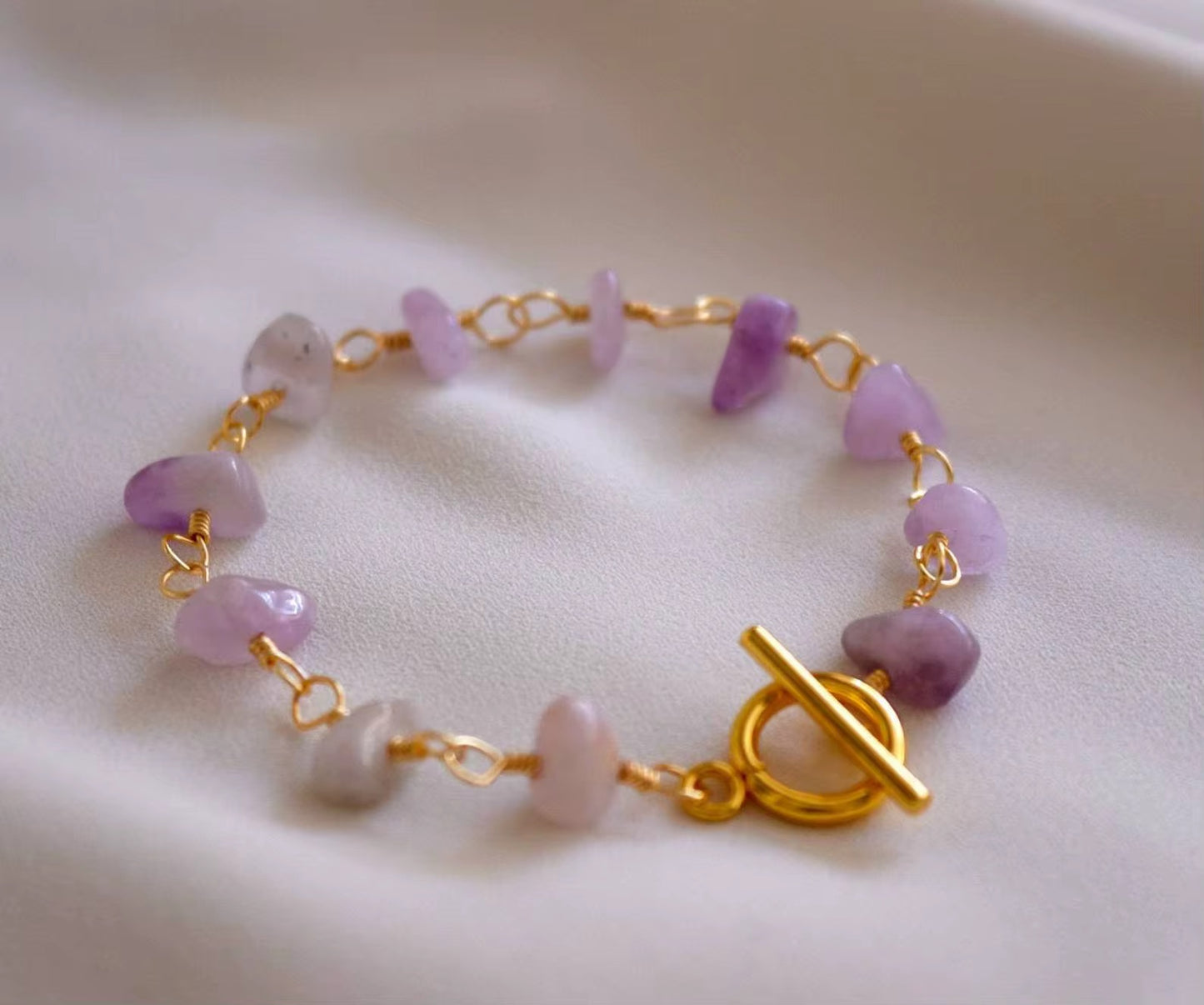 Natural Stone Dainty Bracelet