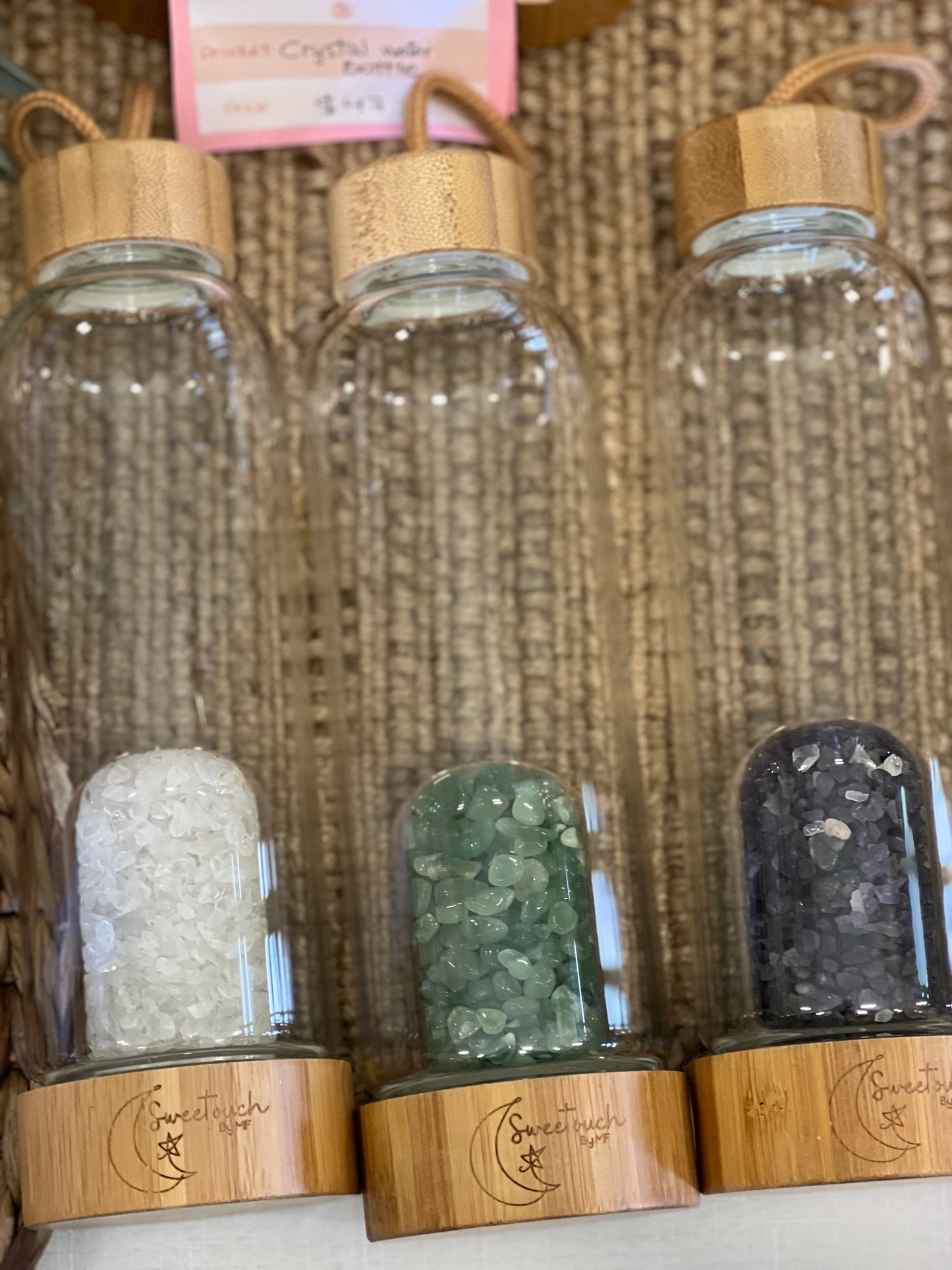 Crystal water bottle