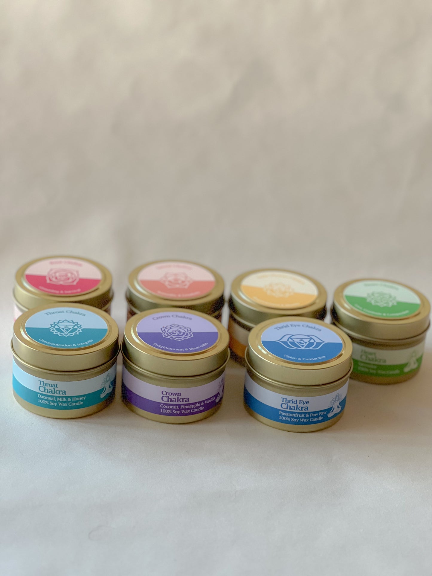 Chakra Candle Tin | Intentional Tin Candle