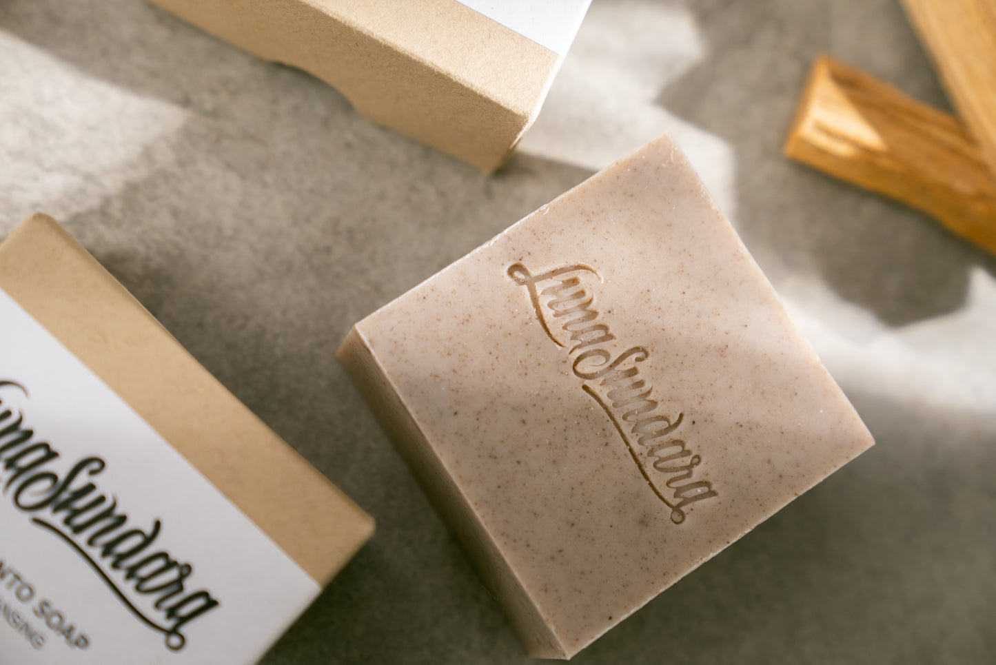 Palo Santo Infused Moisturising Exfoliating Soap (Vegan)