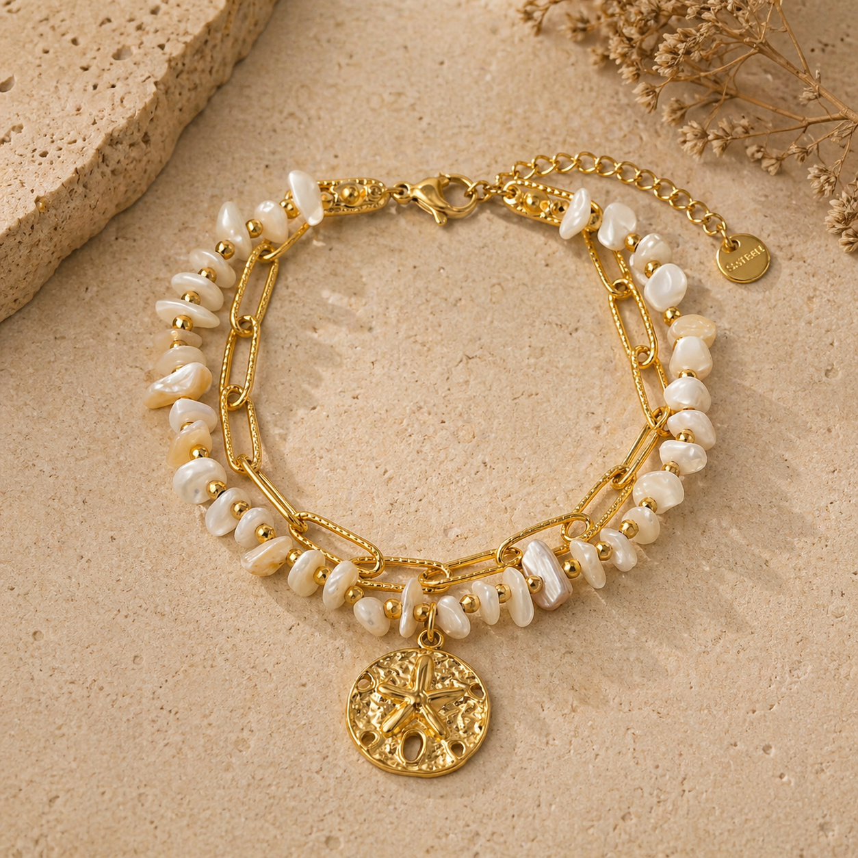 Gold Protection & Intention Bracelet