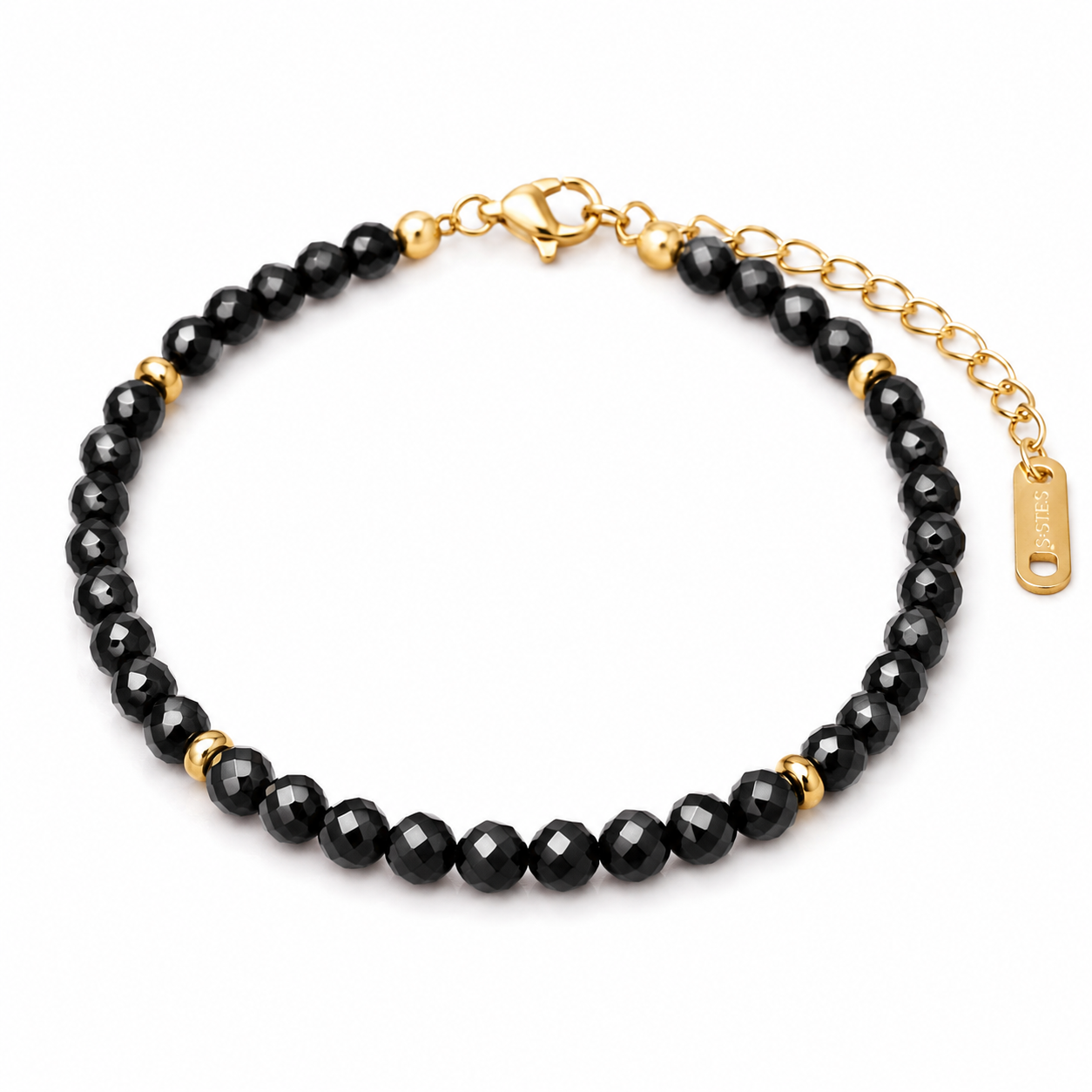 Natural Healing Crystal Bracelet | Faceted Gemstone Bead Bracelet | Spiritual Jewelry