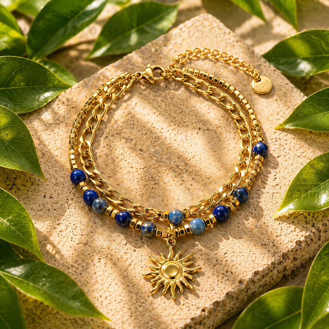 Gold Protection & Intention Bracelet