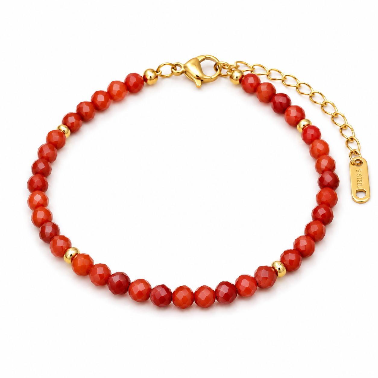Natural Healing Crystal Bracelet | Faceted Gemstone Bead Bracelet | Spiritual Jewelry