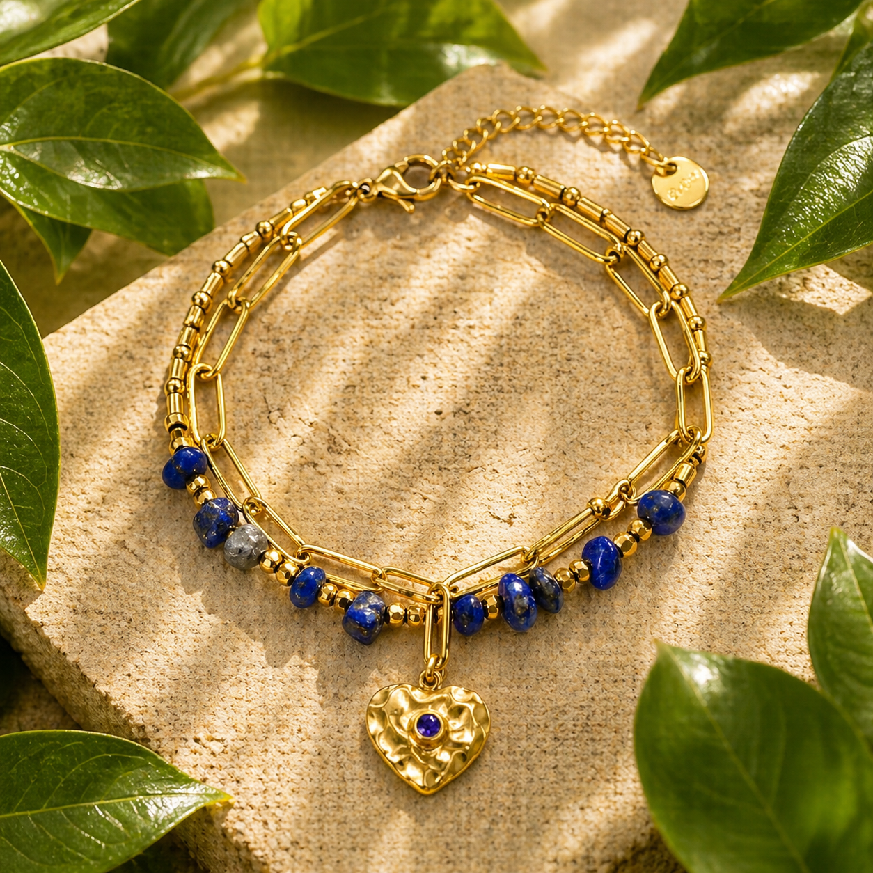 Gold Protection & Intention Bracelet