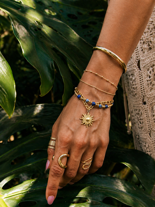 Gold Protection & Intention Bracelet