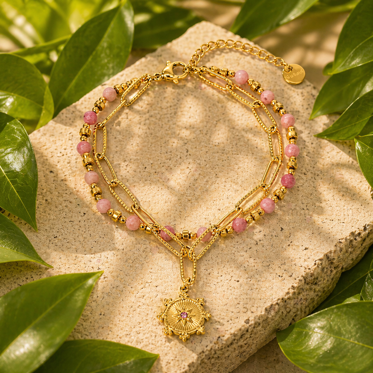 Gold Protection & Intention Bracelet