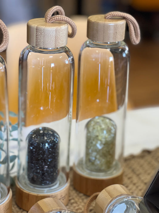 Crystal water bottle