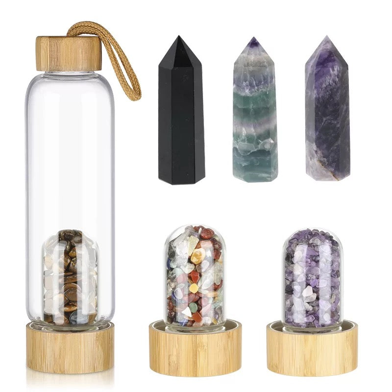 Crystal water bottle