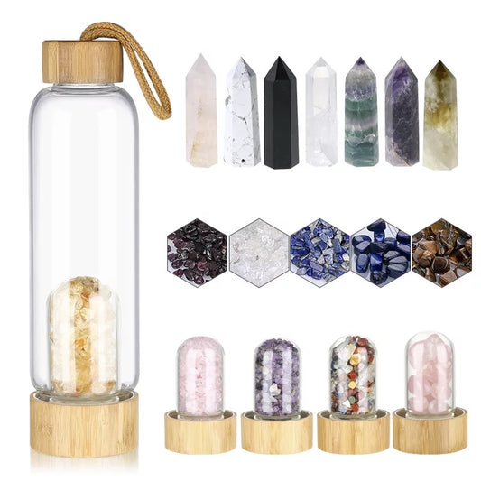 Crystal water bottle