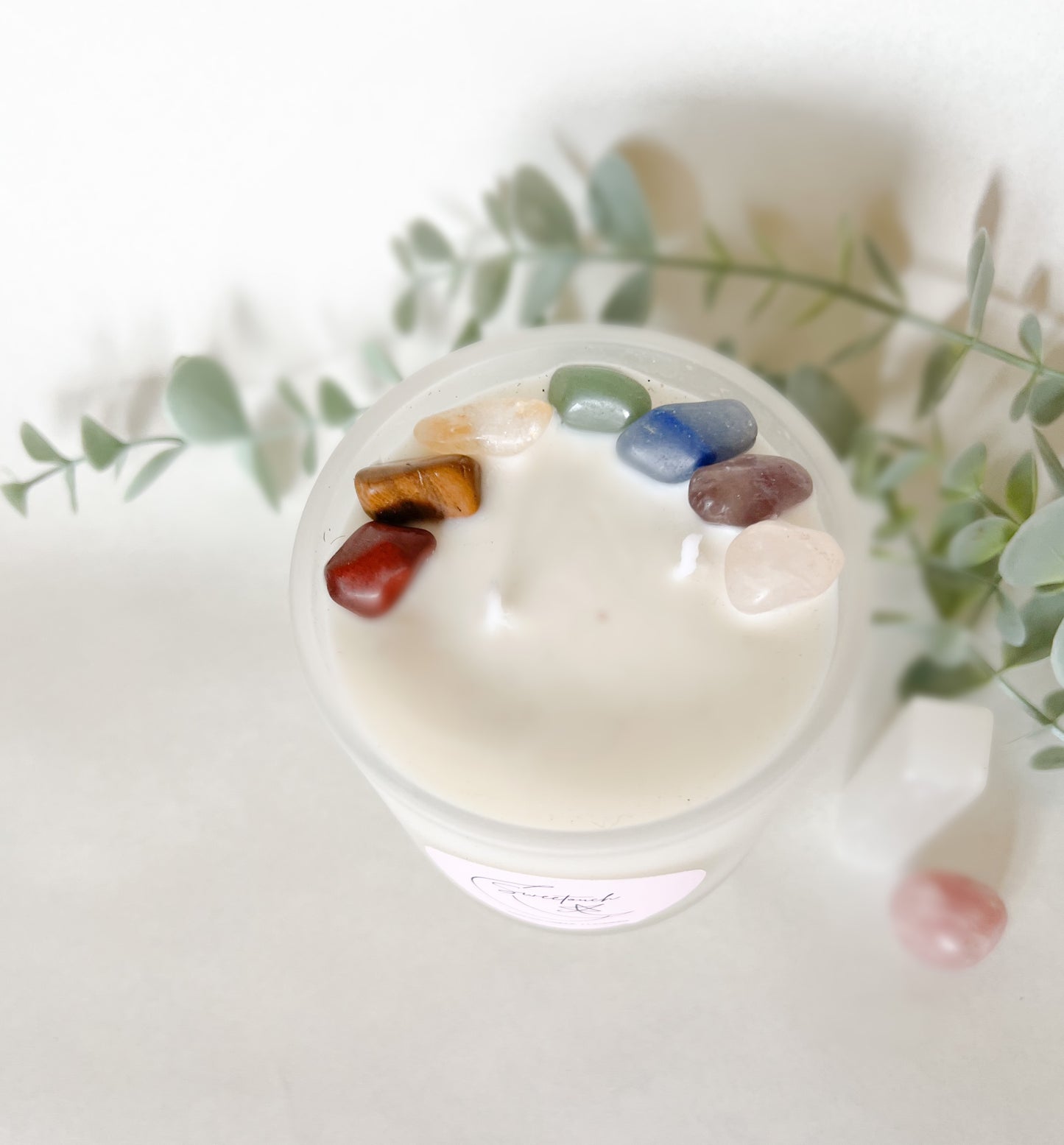 7 Crystal Candle