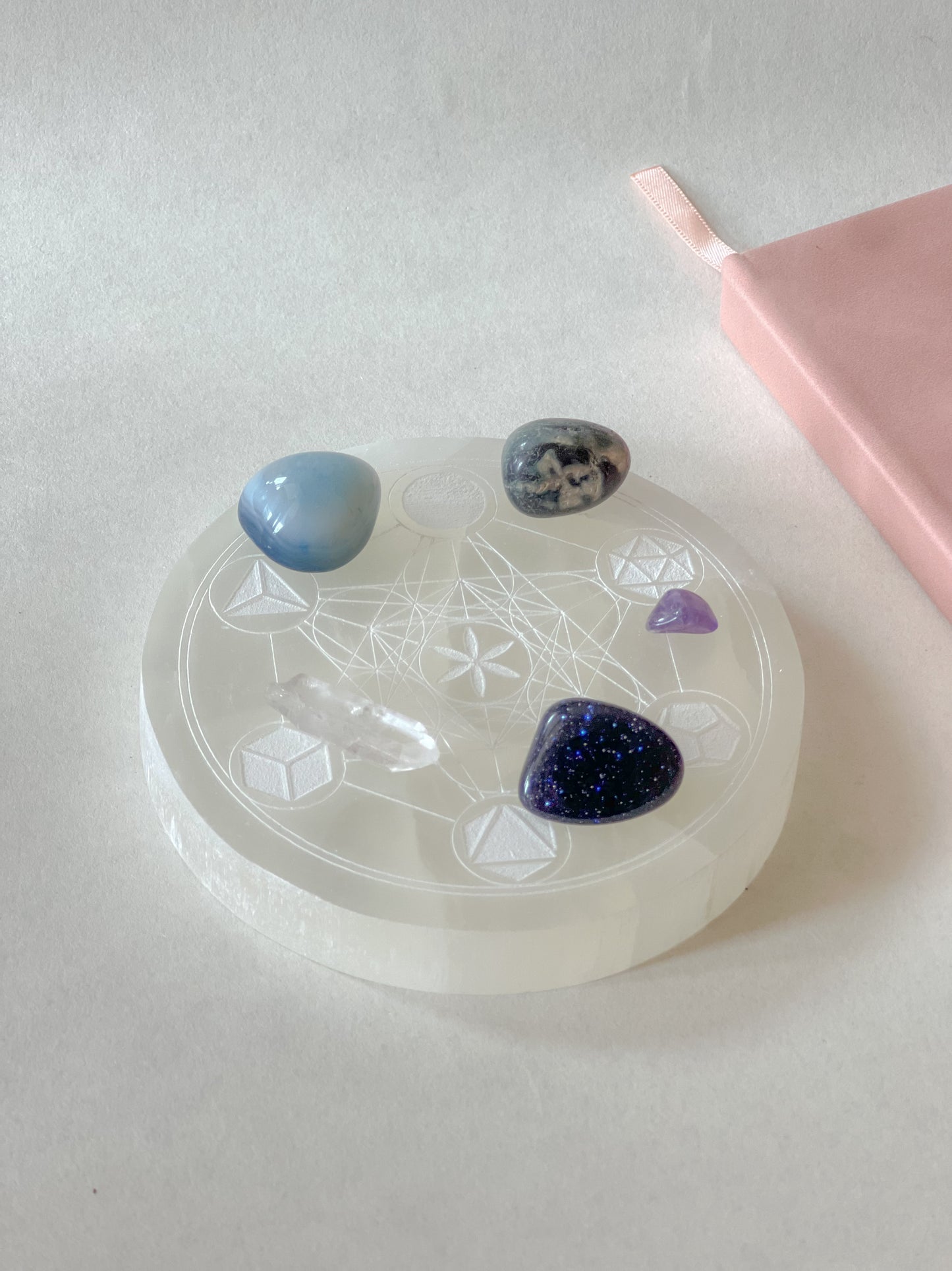 Selenite Crystal Charging Plate