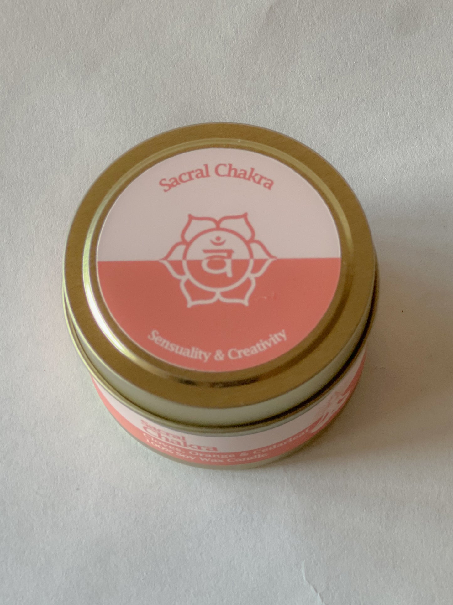 Chakra Candle Tin | Intentional Tin Candle