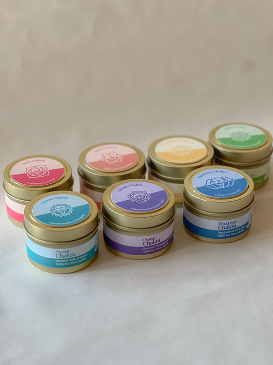 Chakra Candle Tin | Intentional Tin Candle