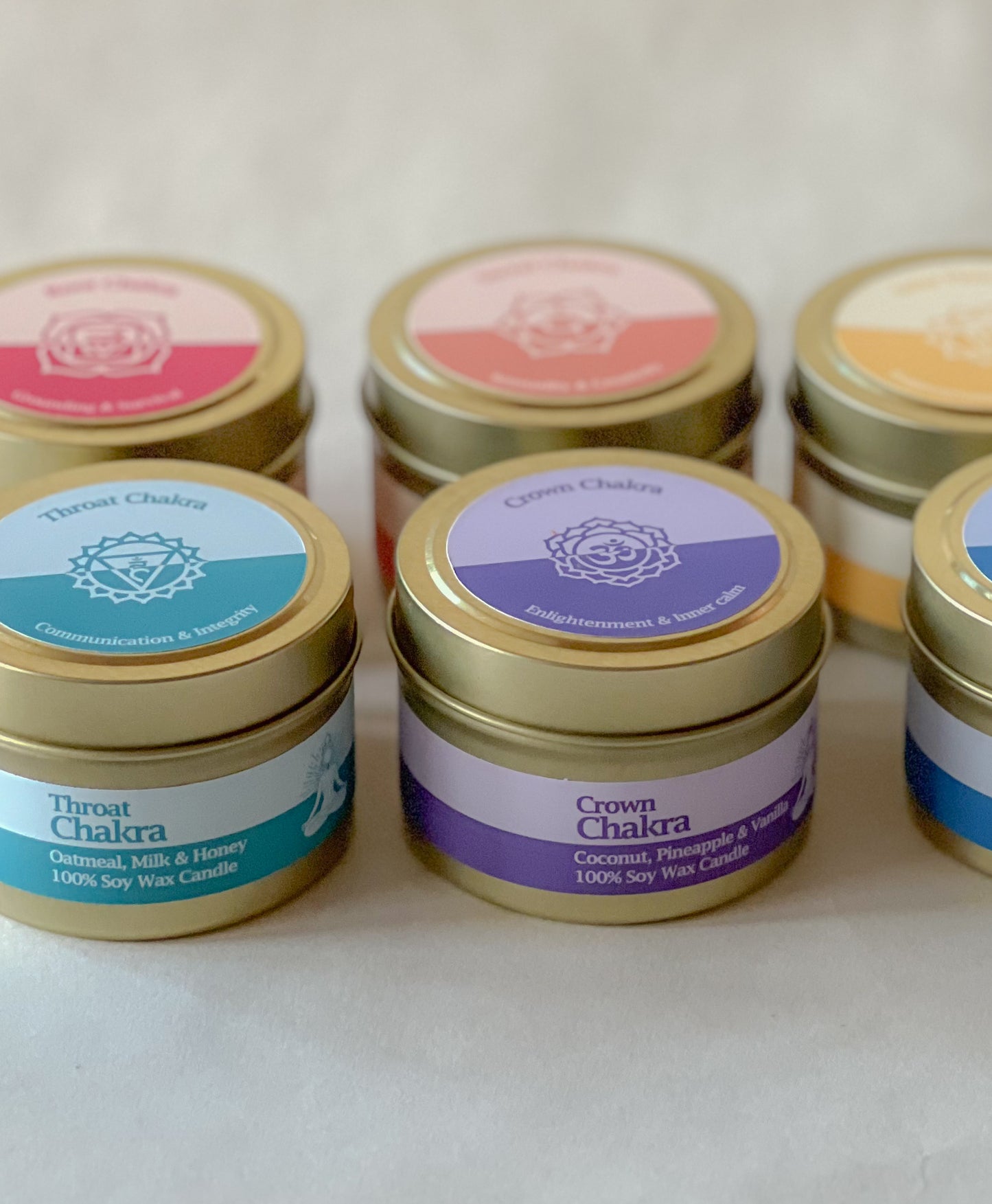 Chakra Candle Tin | Intentional Tin Candle