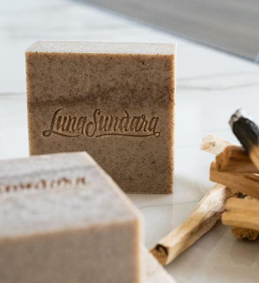 Palo Santo Infused Moisturising Exfoliating Soap (Vegan)
